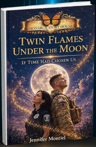 Cover of Twin Flames Under the Moon: If Time Had Chosen Us by Jennifer Montiel