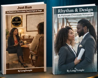 Cover of Rhythm & Design - A Platinum Chocolate Romance / Just Run - A Platinum Chocolate Psychological Saga by Long Temple