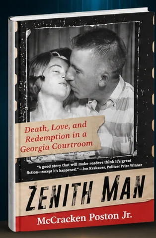 Cover of Zenith Man: Death, Love, and Redemption in a Georgia Courtroom by McCracken Poston Jr.